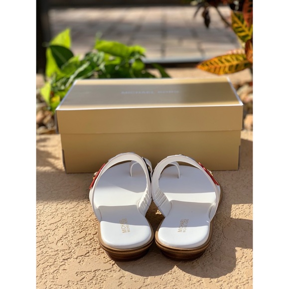 Brand New Michael Kors Sonya Toe Ring Sandal - Picture 5 of 6